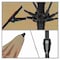 California Umbrella 7.5' Bronze Aluminum Market Patio Umbrella, Olefin Champagne 194061336588 - alternate 2